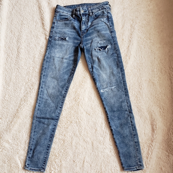 American Eagle Super Stretch Ripped Jeans - Picture 2 of 5
